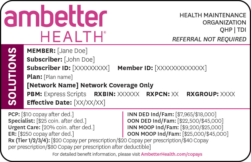 Ambetter from Superior HealthPlan Solutions member ID